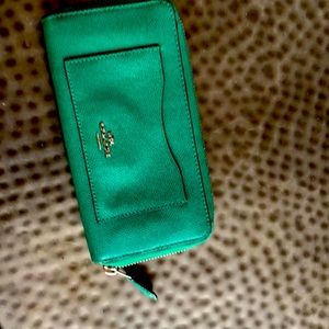 Vibrant Green Coach Wallet